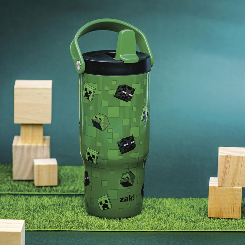 Vaso T&eacute;rmico Zak Designs 591 ml Minecraft Con P... image number null