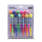 Set De 12 Plumas De Gel Con Aroma, Colores Surtidos Y Dise&ntilde;os Divertidos, Plumas Para Escritura, Escuela, Dibujo Y Manualidades