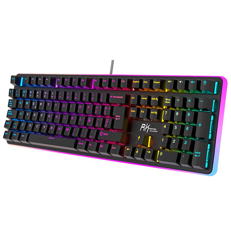 Teclado Mec&aacute;nico Espa&ntilde;ol 100% Royal Kludge Rk91... image number null