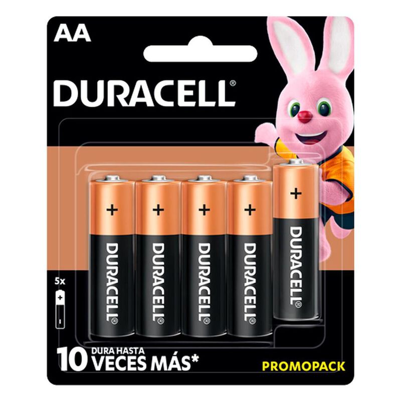 PILA DURACELL ALCALINA AA CON 30 UNIDADES 1.5V image number null
