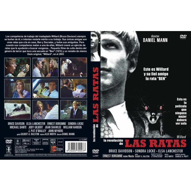 La Revoluci&oacute;n De Las Ratas [dvd] 1971 Willard image number null