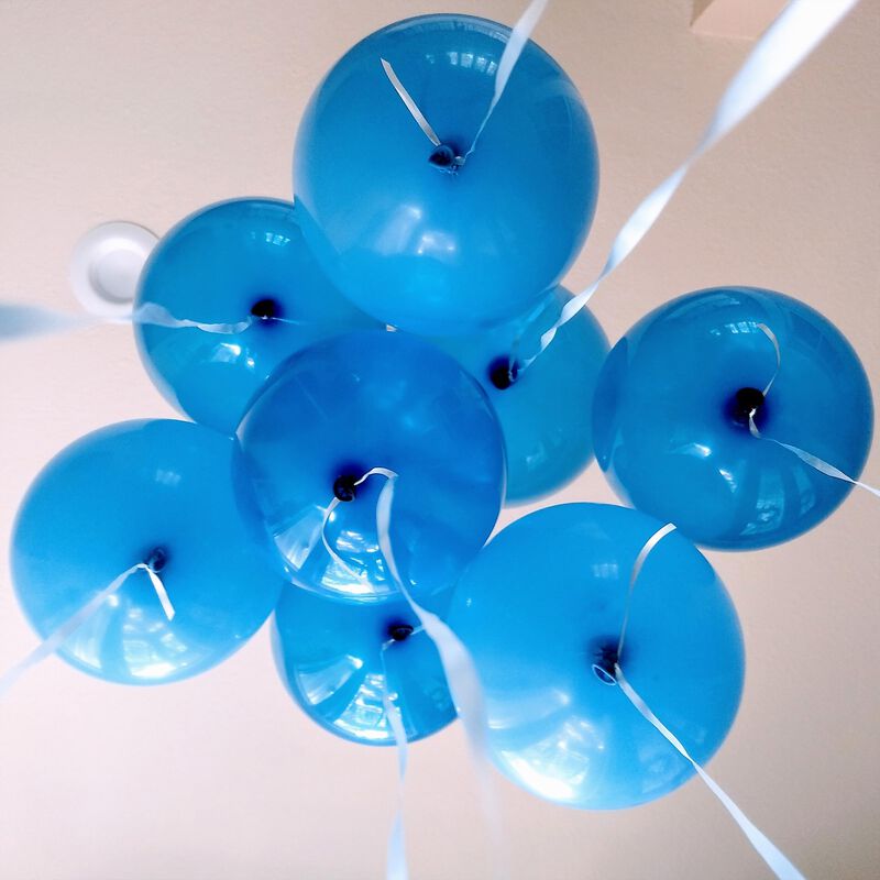 Globos Mr. Pen Azul De 30 cm &ndash; Pack De 54 image number null