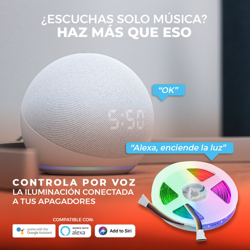 Tira Led Rgb Wifi 5 Metros Exterior Tecnolite C... image number null