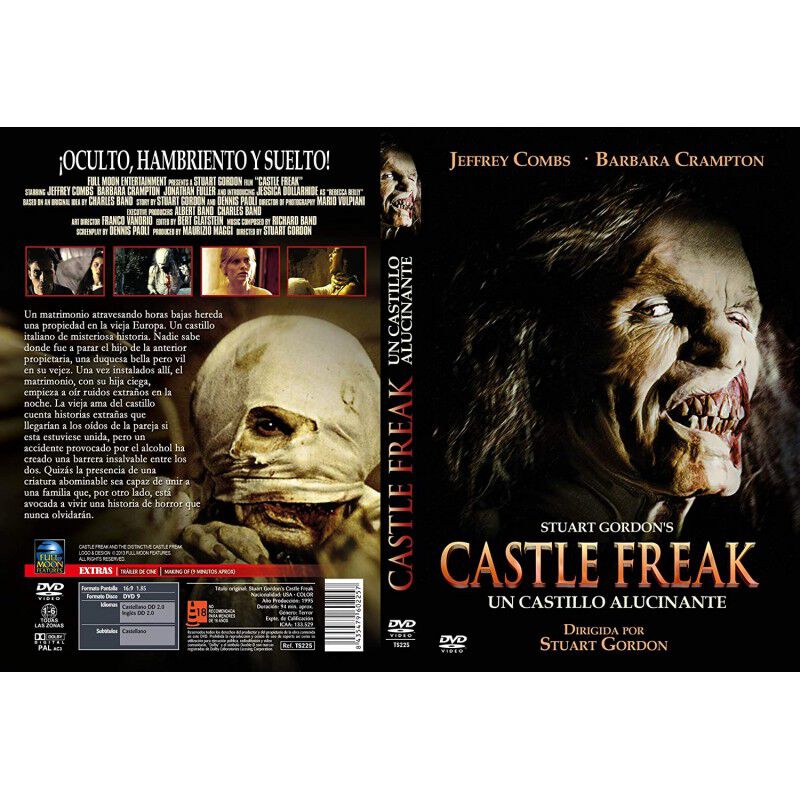 Castle Freak [dvd] (1995) Stuart Gordon's Castl... image number null