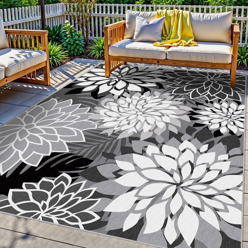 Tapete Exterior Arenarug 152 &times; 244 cm Negro Imp... image number null