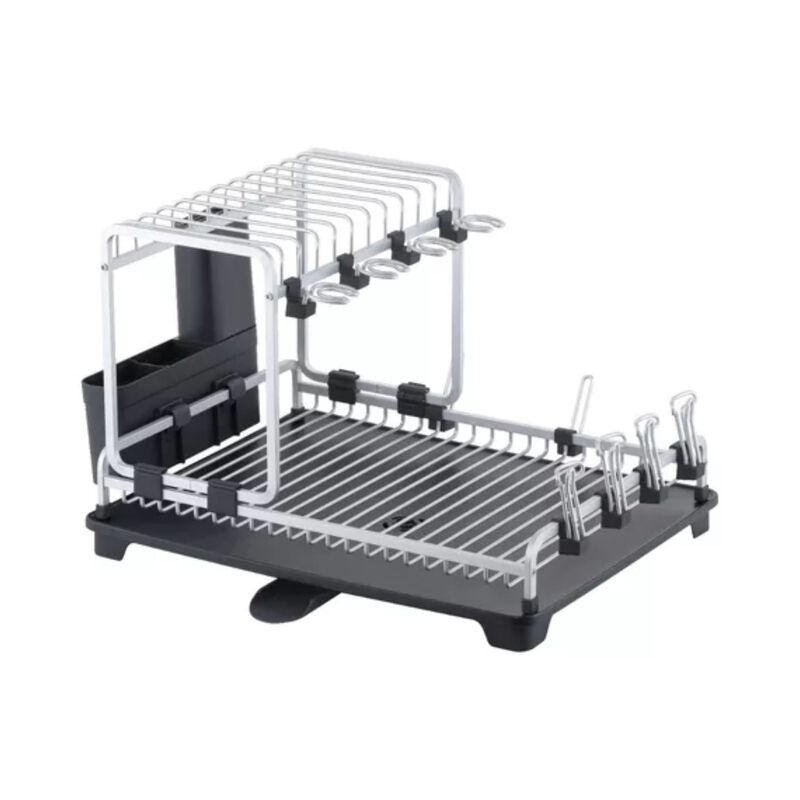 Escurridor De Platos Aluminio Milan Vertical Na... image number null