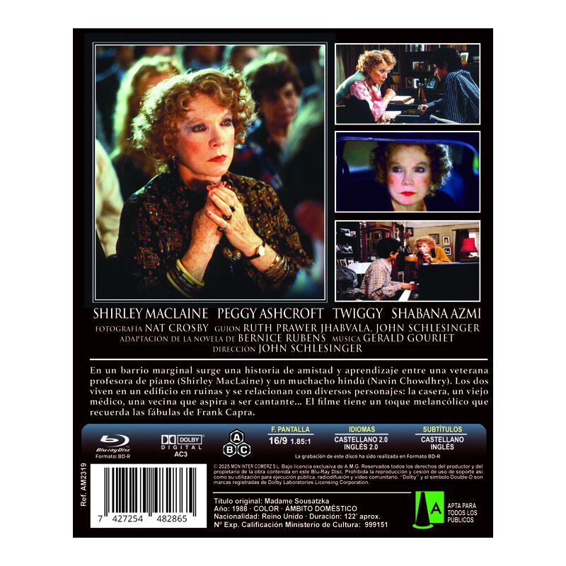 Madame Sousatzka [blu-ray R] (1988) image number null