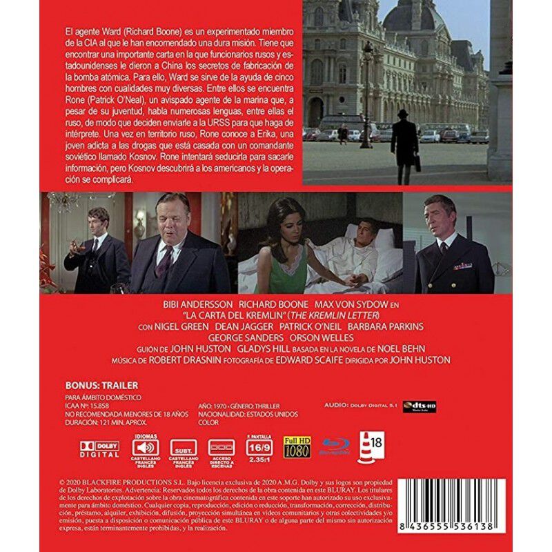 La Carta Del Kremlin [blu-ray] (1970) image number null