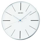 Reloj De Pared Seiko Qxa634alh Con Carcasa Anal&oacute;gica De Cuarzo Plateado