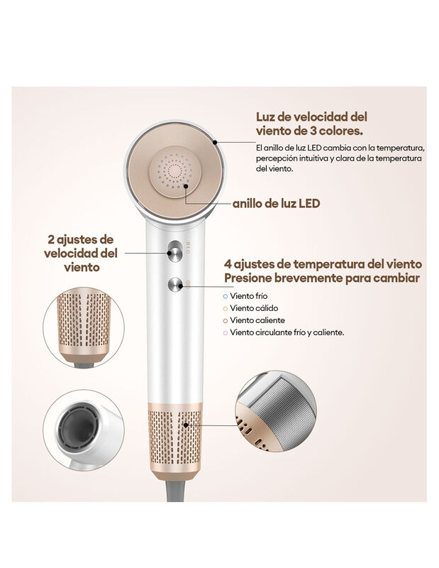 Secadora De Cabello Pink Brule image number null