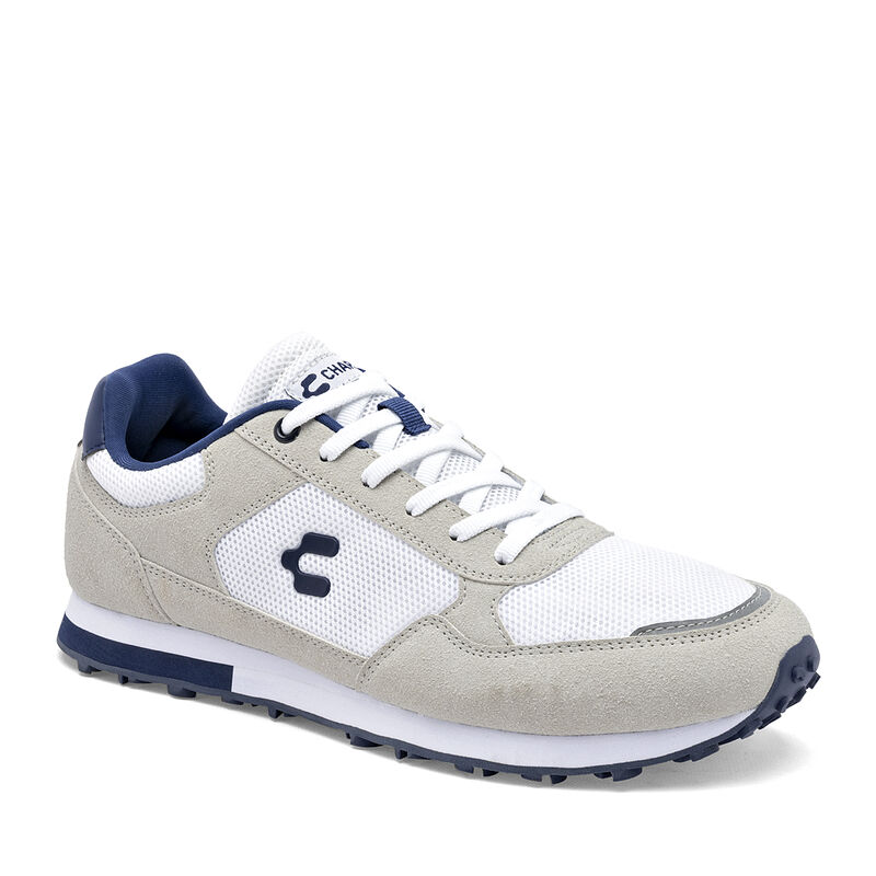 Charly Tenis urbano para hombre. Blanco gris ma... image number null