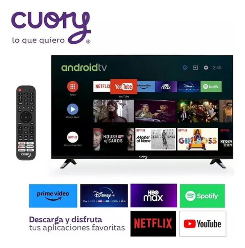 Smart Tv  Cuory Google Tv LED 43" image number null