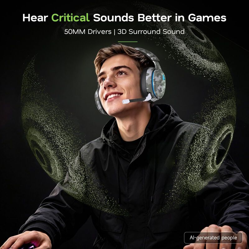 Auriculares Gaming Inal&aacute;mbricos AOC Captain 300... image number null