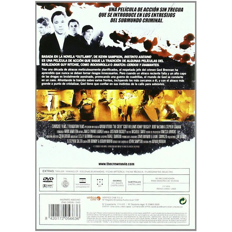 Instinto Asesino (la Tripulaci&oacute;n) [dvd] (2008) ... image number null