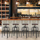 Set de 2 Taburetes de Bar Negro FurnitureR