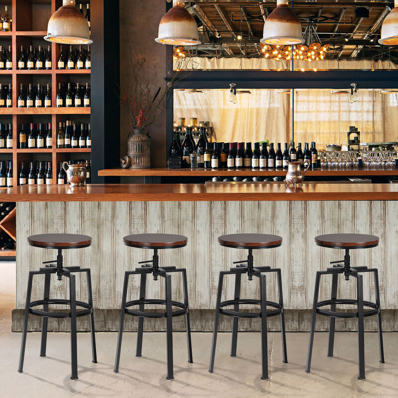 Set de 2 Taburetes de Bar Negro FurnitureR image number null