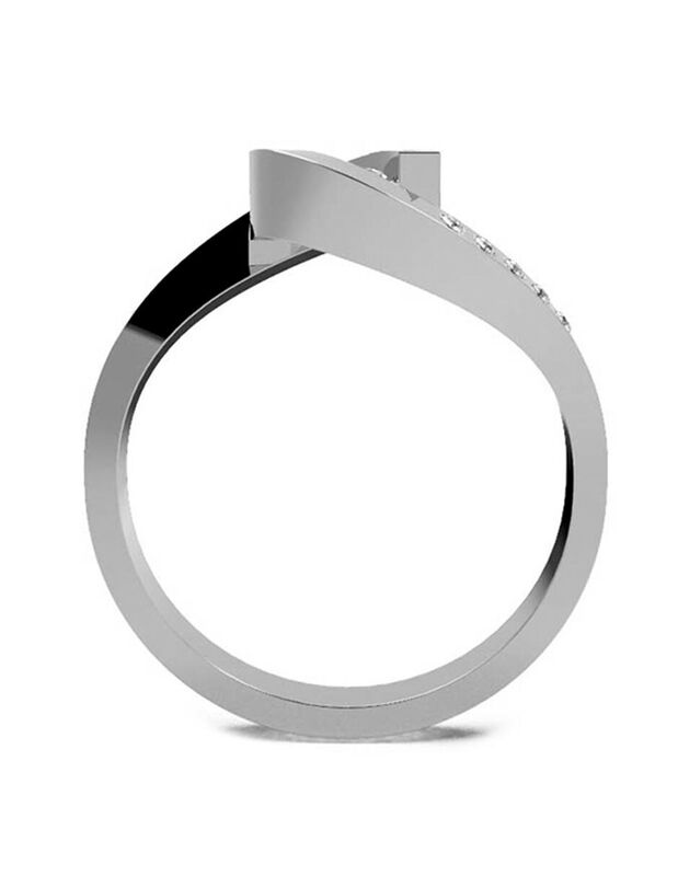 Anillo de Compromiso de 14K con Diamante de Lab... image number null