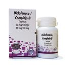 Diclofenaco / Complejo B 50 mg / 1.0 mg caja con frasco con 30 tabletas