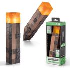 R&eacute;plica de antorcha con luz Minecraft 25 cm