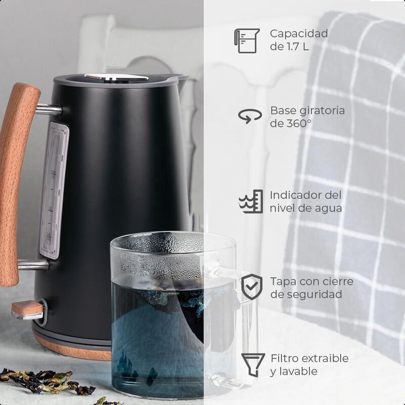 HERVIDOR DAEWOO DEK-1289 ELECTRICO INALAMBRICO ... image number null