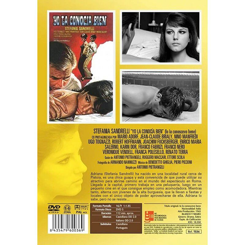 Yo La Conoc&iacute;a Bien [DVD] (1965) Io la conoscevo... image number null