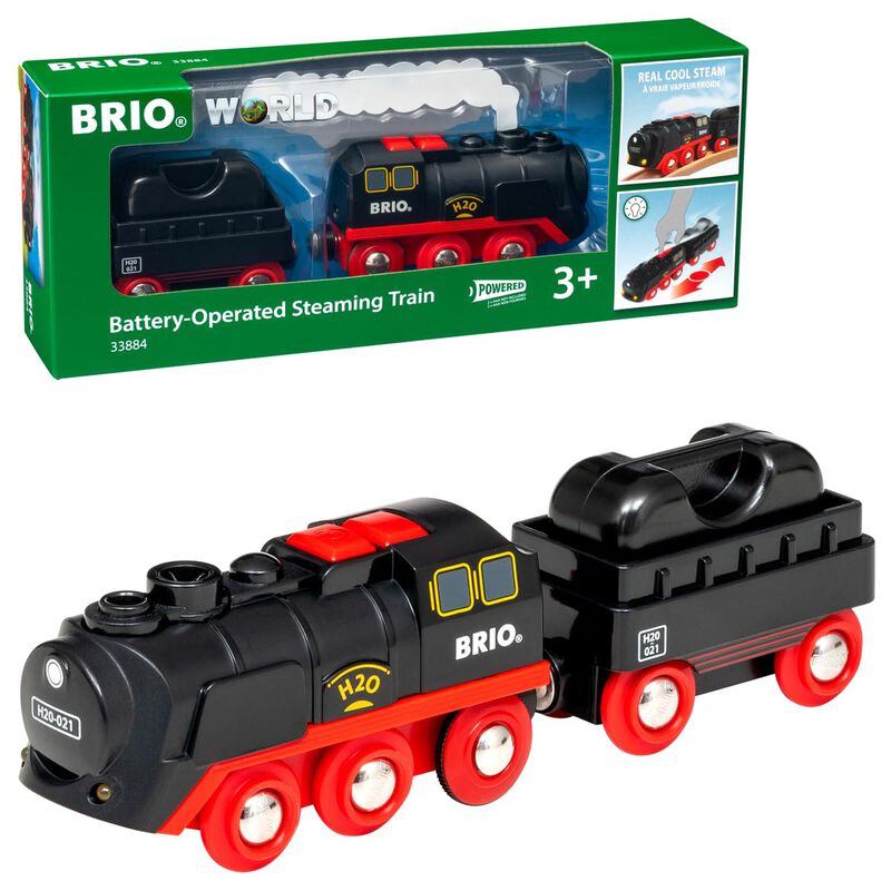 Tren De Vapor A Bater&iacute;a Brio World 33884 Kids 3... image number null