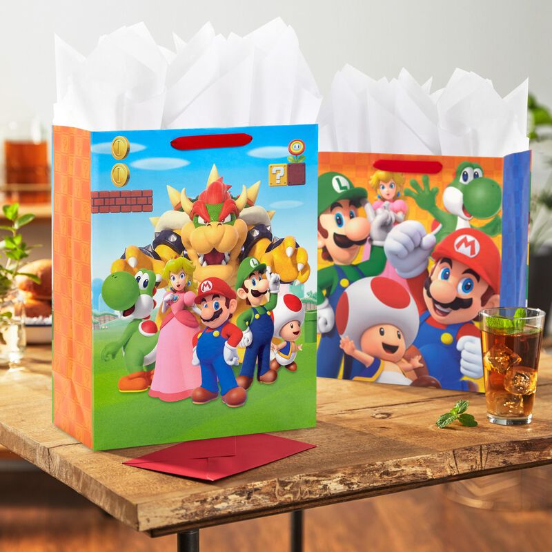Bolsas De Regalo Hallmark Super Mario 26 &times; 33 c... image number null