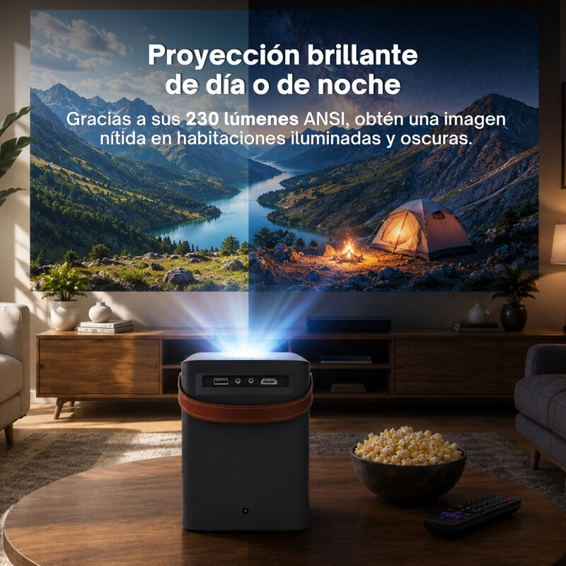 Proyector Port&aacute;til Daewoo Cinemafx Phb-709 Roku... image number null