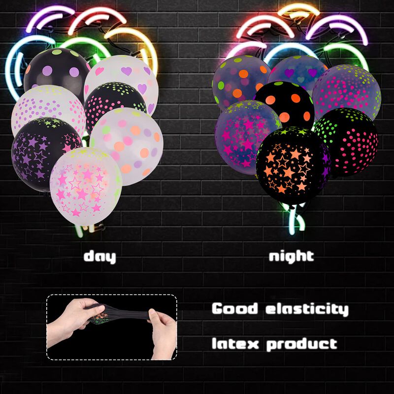 Globos Cunaous 30 cm Ne&oacute;n 35 unidades De L&aacute;tex image number null
