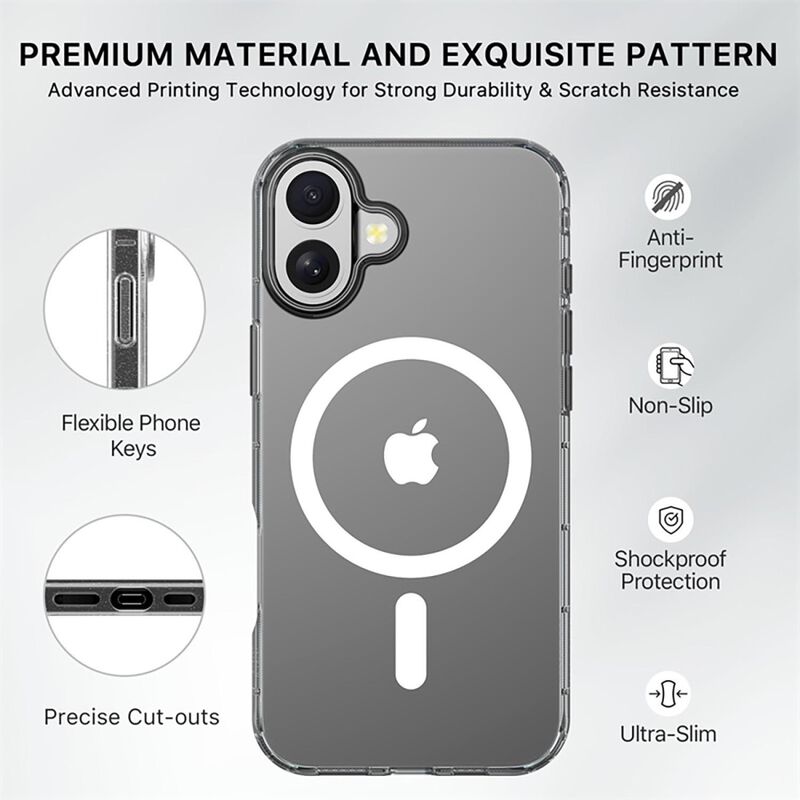 Funda Mybat Savvy Para Iphone 16 - Transparente image number null