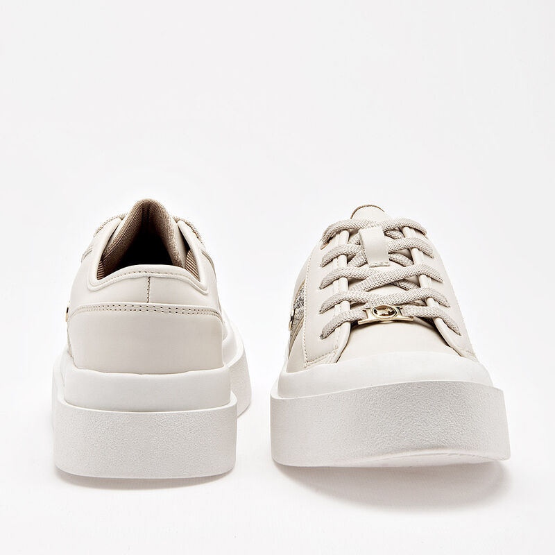 Ferrioni Tenis urbano para mujer blanco dorado image number null