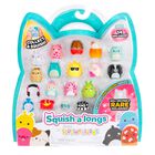 Mini-squish Squish-a-longs, Paquete De 14 Unidades, Modelo Wave 3, Estilo 1, Con Accesorios