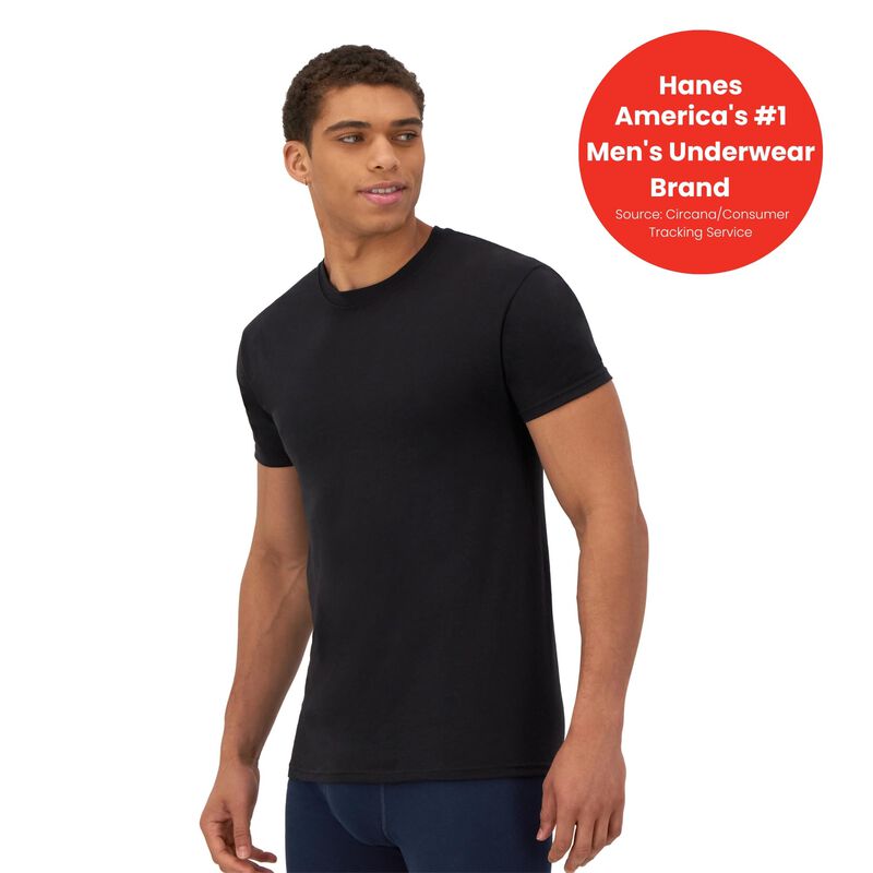 Camiseta Hanes Freshiq 4 Unidades Negro Talla M image number null