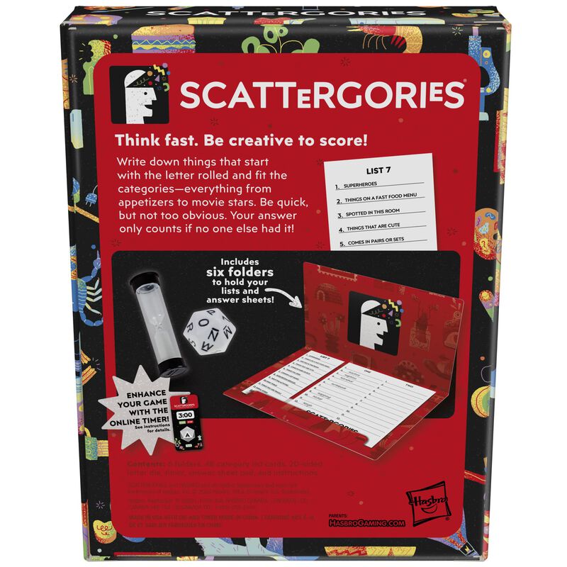 Juego De Mesa Hasbro Gaming Scattergories Class... image number null