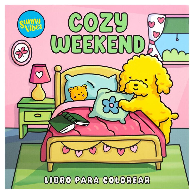 Libro Para Colorear: Sunny Vibes: Cozy Weekend,... image number null