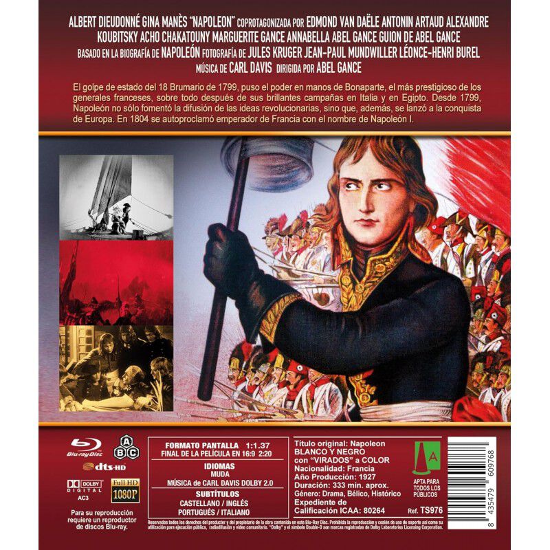 Napole&oacute;n 1927 [blu-ray] (1927) Napoleon image number null