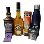 Jack Daniel's 700 ml + Licor 43 700 ml + Conejos De Chocolate 200 grs + Termo Corona + Baraja + Destapador