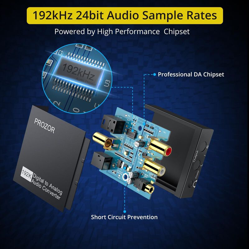 Convertidor De Audio Digital A Anal&oacute;gico Prozor... image number null
