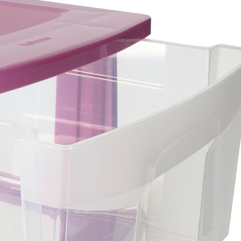 Caja Pl&aacute;stico Organizador 4 Cajones Altos Y Amp... image number null