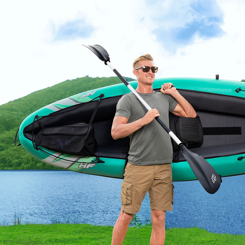Balsa Inflable Ventura Kayak con Remo y Bomba d... image number null