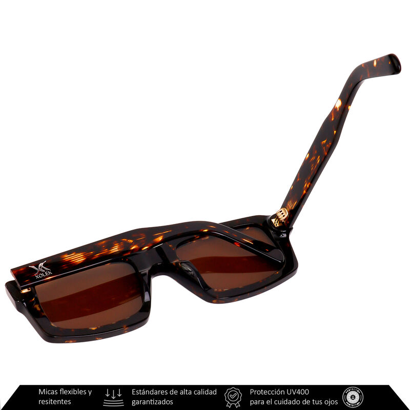 Lentes De Sol Xolek 102 Moda Acetato Animal Uv ... image number null
