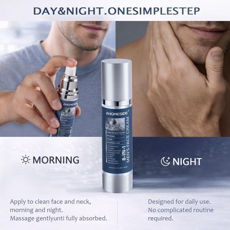 Crema Facial Para Hombres Ahgmeside 50 ml &Aacute;cido... image number null