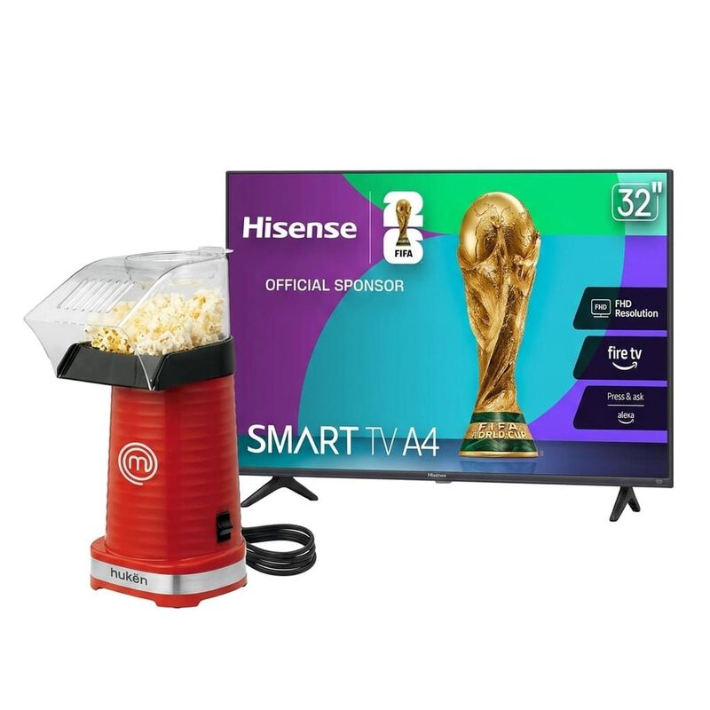 Pantalla Hisense 32 Pulgadas + Palomitera image number null