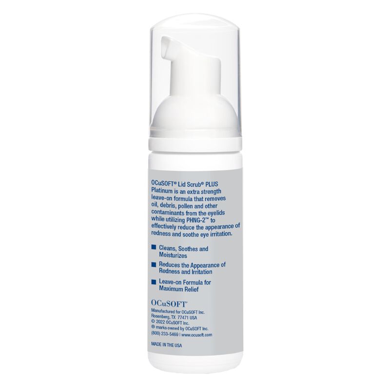 Limpiador De P&aacute;rpados Ocusoft Lid Scrub Plus Pl... image number null