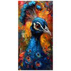 Cuadro Decorativo Animal 60x80cm Pavo Real