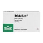 Bristaflam 100mg caja con 10 comprimidos