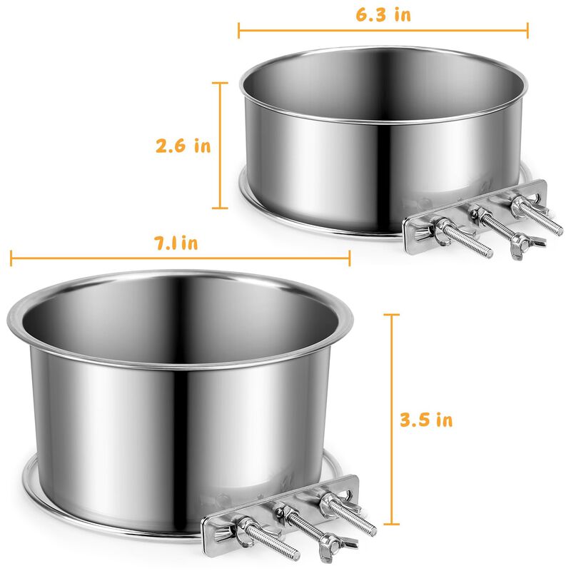 Tazones Para Perro Shineme 1,8 l Y 1,2 l &ndash; Pack... image number null