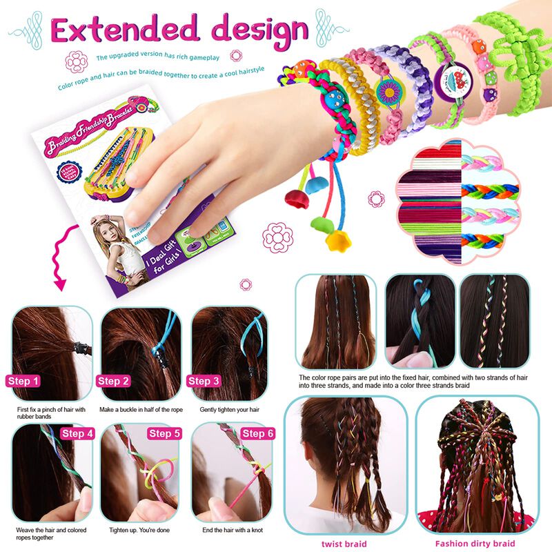 Kit Para Hacer Pulseras Topdiaos Friendship Gir... image number null