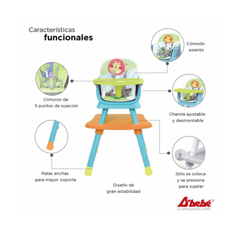 Periquera D Bebé Grow With Me Azul + Verde image number null