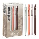 Bol&iacute;grafo Uniball Zento De Tinta De Gel L&iacute;quido Retr&aacute;ctil De 0,7 Mm, Docena